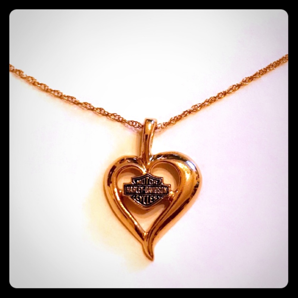 Harley-Davidson 10k gold necklace